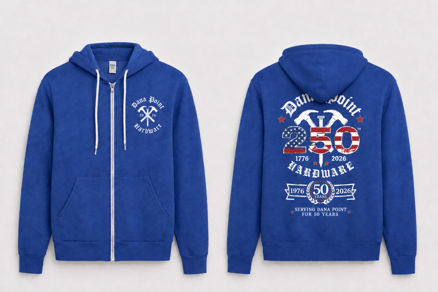 Unisex Zip Hood